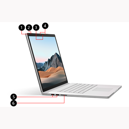 لپ تاپ 13.5 اینچ مایکروسافت سرفیس بوک 2 پردازنده i7 رم 16 گیگابایت حافظه 512 گیگابایت گرافیک دو گیگابایت - Surface Book 2 i7 8650U 16GB 512GB 2GB GTX 1050 6 قیمت surface book 2 i7