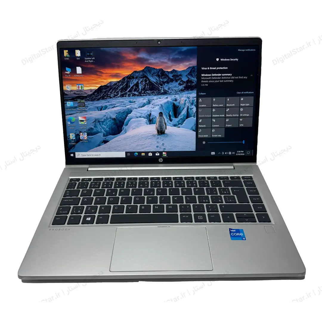 لپ تاپ 14 اینچ اچ پی ProBook 640 G8 پردازنده i5 رم 16 حافظه 256 مدل HP ProBook 640 g8 i5 11th 16GB 256GB 1 قیمت اچ پی probook 640 g8 i5 16gb