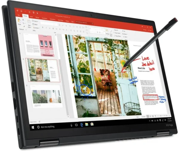 لپ تاپ 13 اینچ لنوو ThinkPad X13 Yoga پردازنده i5 مدل Lenovo ThinkPad X13 Yoga Gen 2 i5 11th 16GB Touch 7 لپ تاپ لمسی lenovo thinkpad x13 yoga